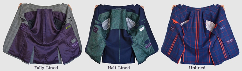 jacket lining styles