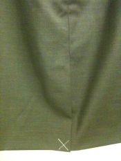 string on suit jacket